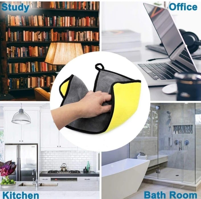 Microfiber Cleaning Cloths 12”× 12”