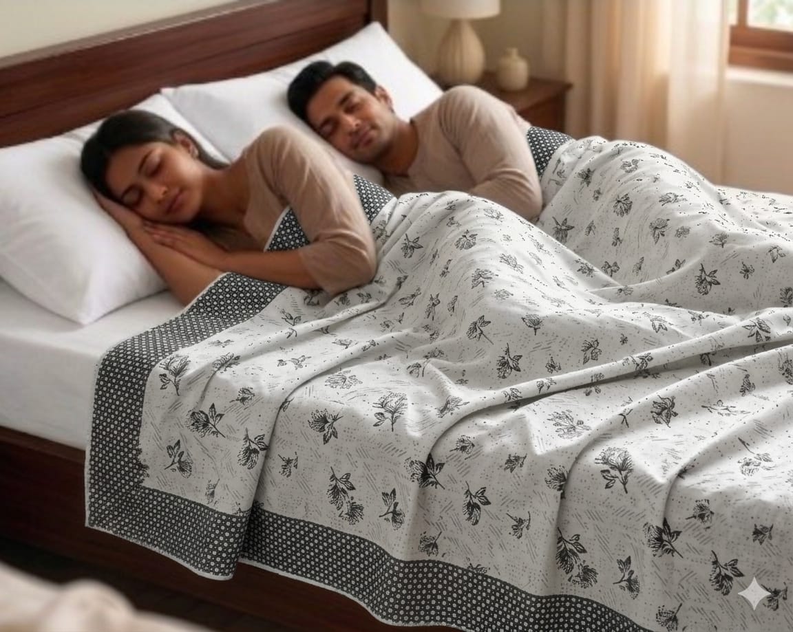 Printed single bed Cotton Topsheet