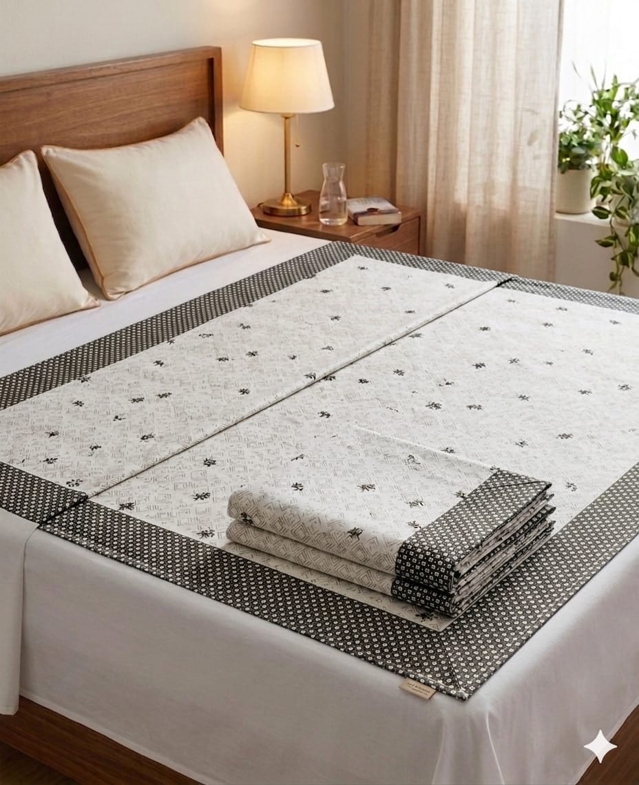 Printed single bed Cotton Topsheet