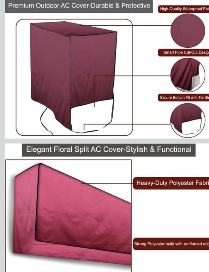 Split AC Cover (Indoor & Outdoor)
