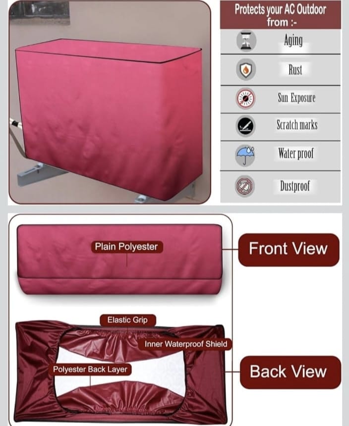 Split AC Cover (Indoor & Outdoor)