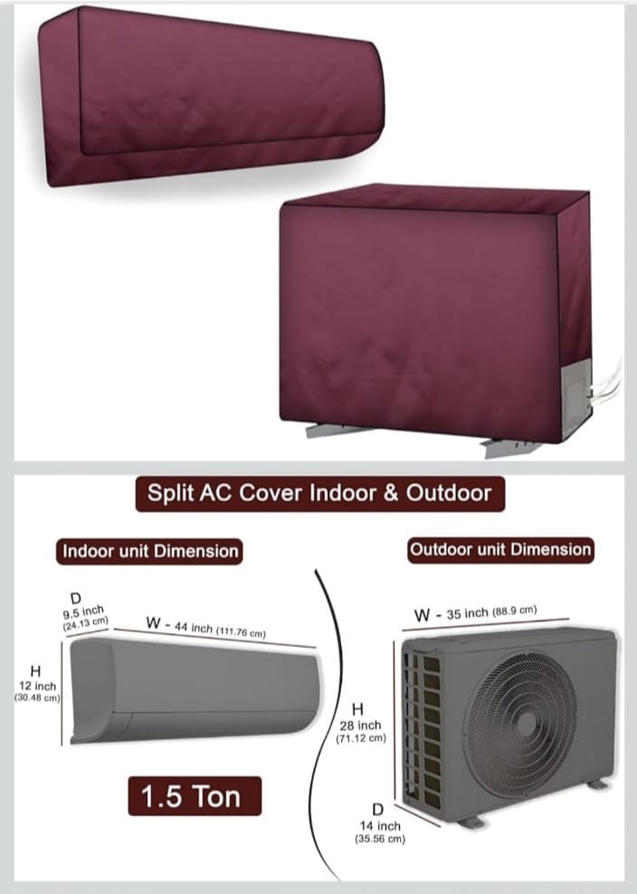 Split AC Cover (Indoor & Outdoor)