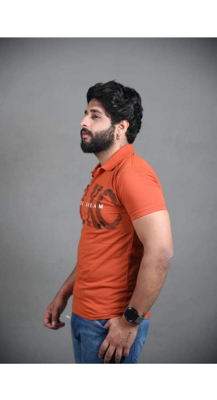 Polo Neck Men T-Shirt