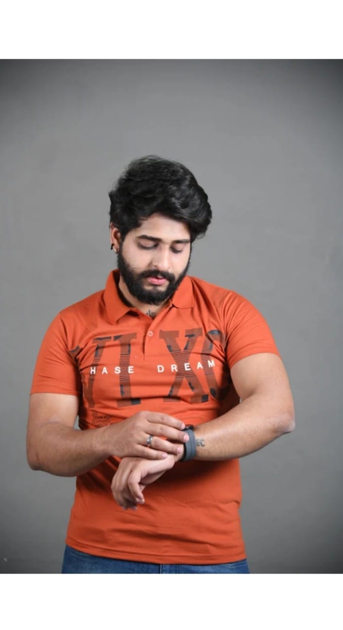 Polo Neck Men T-Shirt