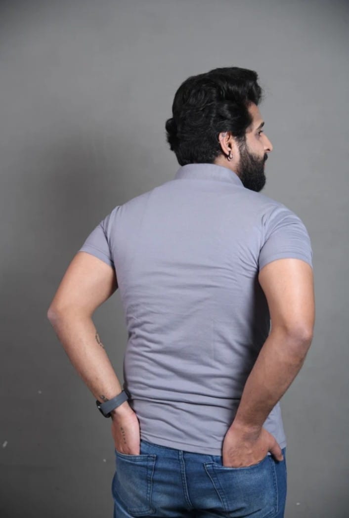 Polo Neck Men T-Shirt