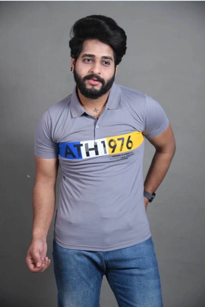 Polo Neck Men T-Shirt
