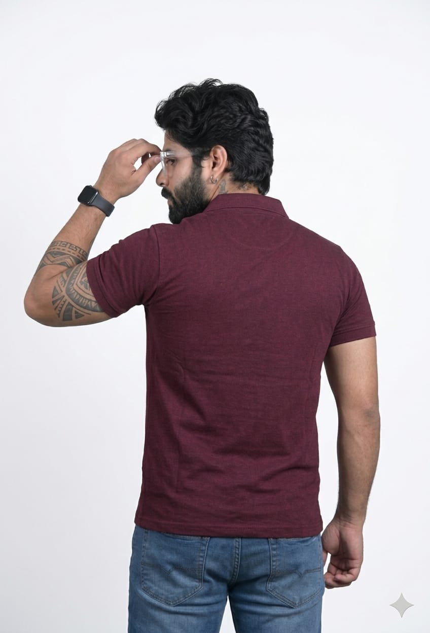 Polo Neck Men T-Shirt
