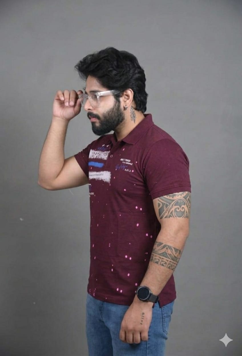 Polo Neck Men T-Shirt