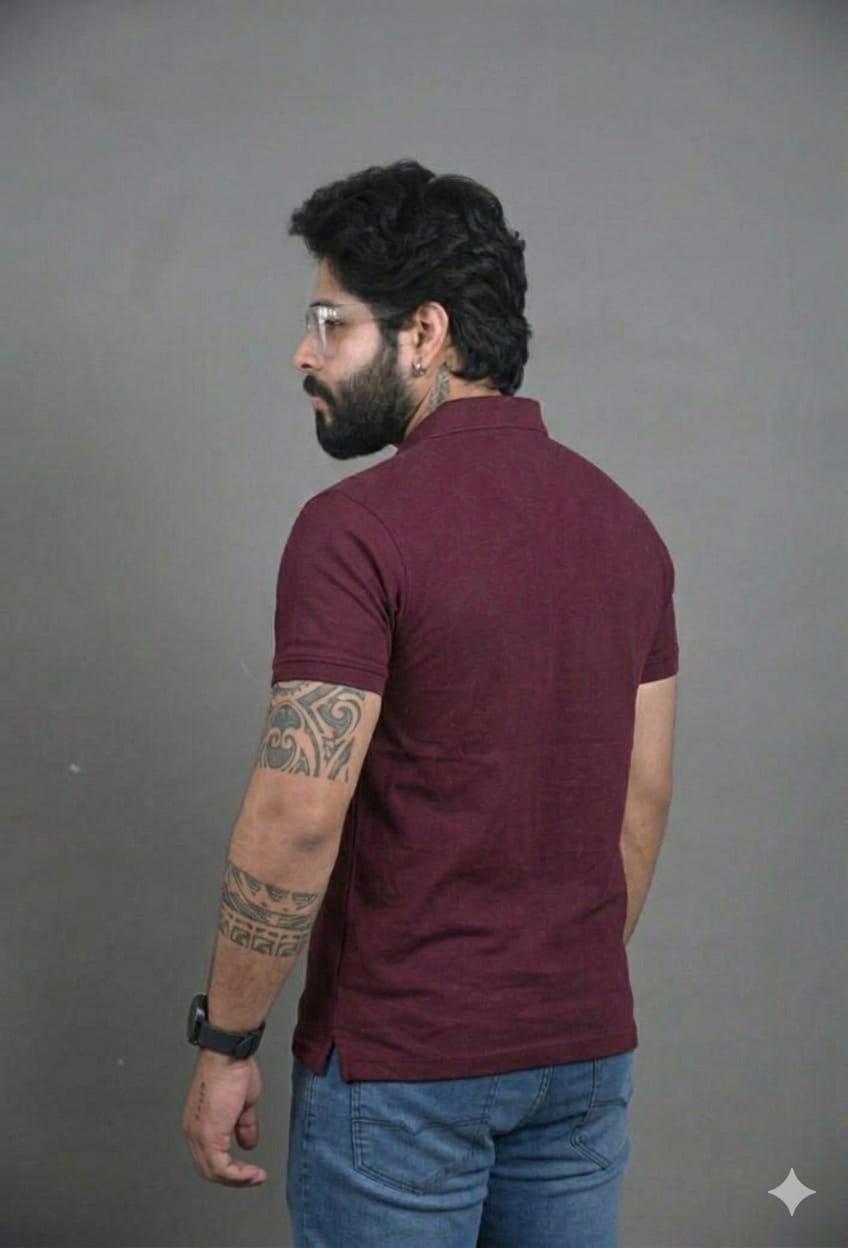 Polo Neck Men T-Shirt