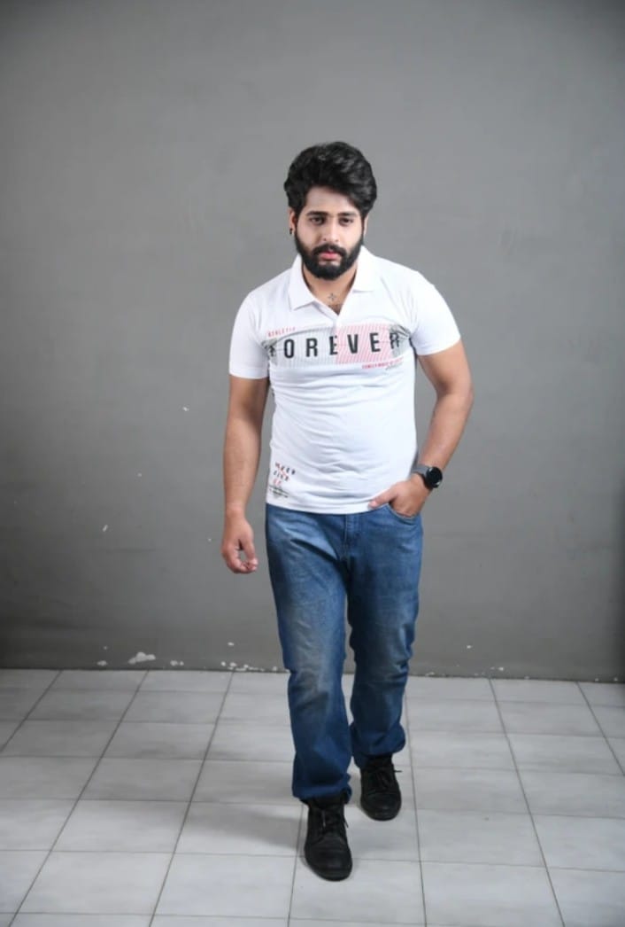 Polo Neck Men T-Shirt