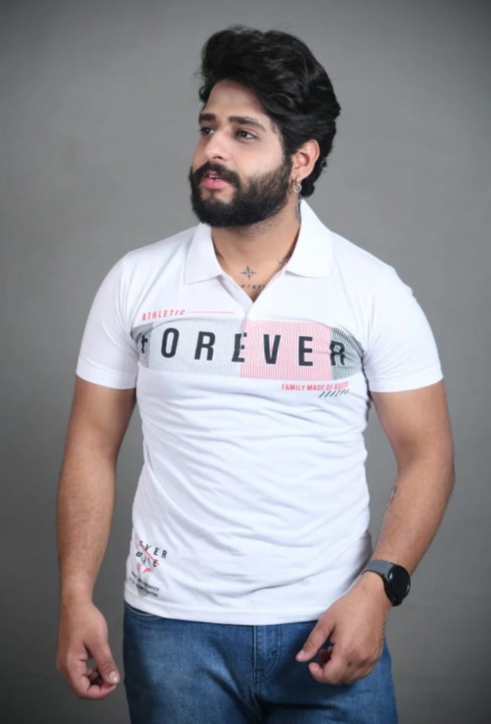 Polo Neck Men T-Shirt
