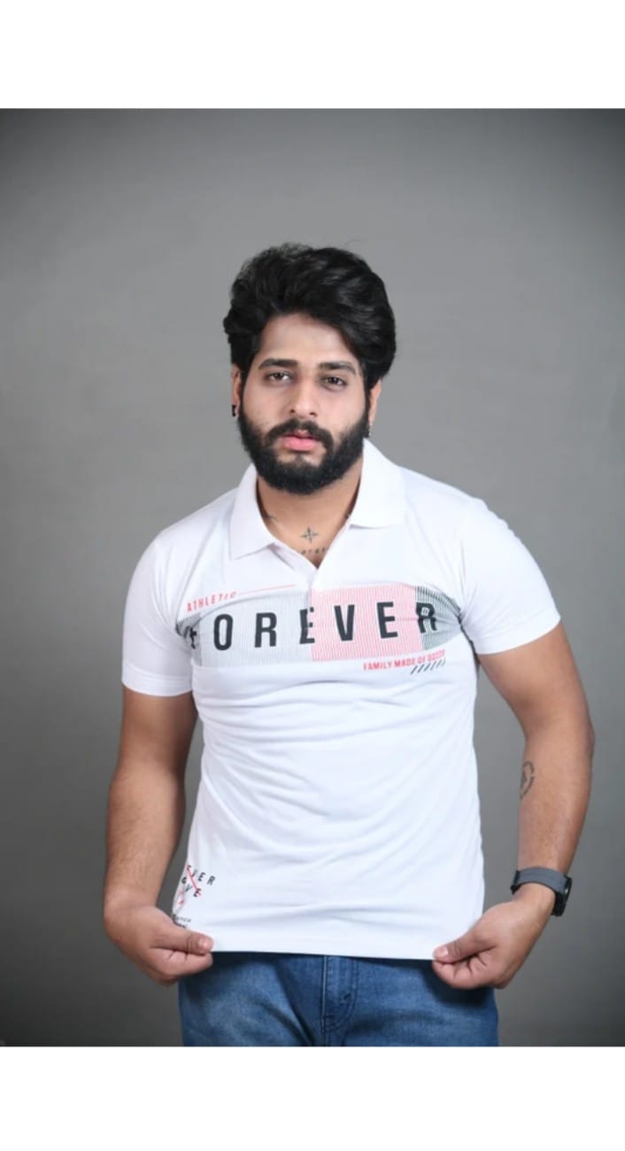 Polo Neck Men T-Shirt