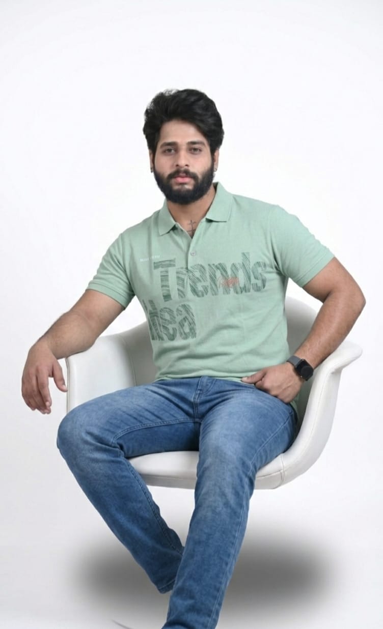 Polo Neck Men T-Shirt