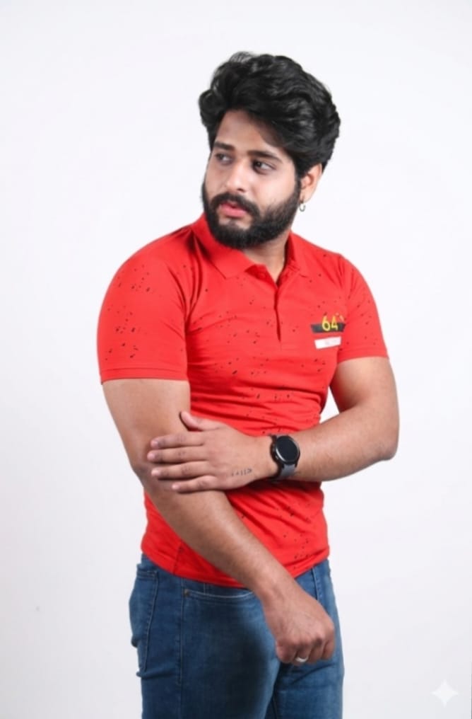 Polo Neck Men T-Shirt