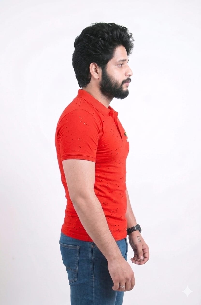 Polo Neck Men T-Shirt