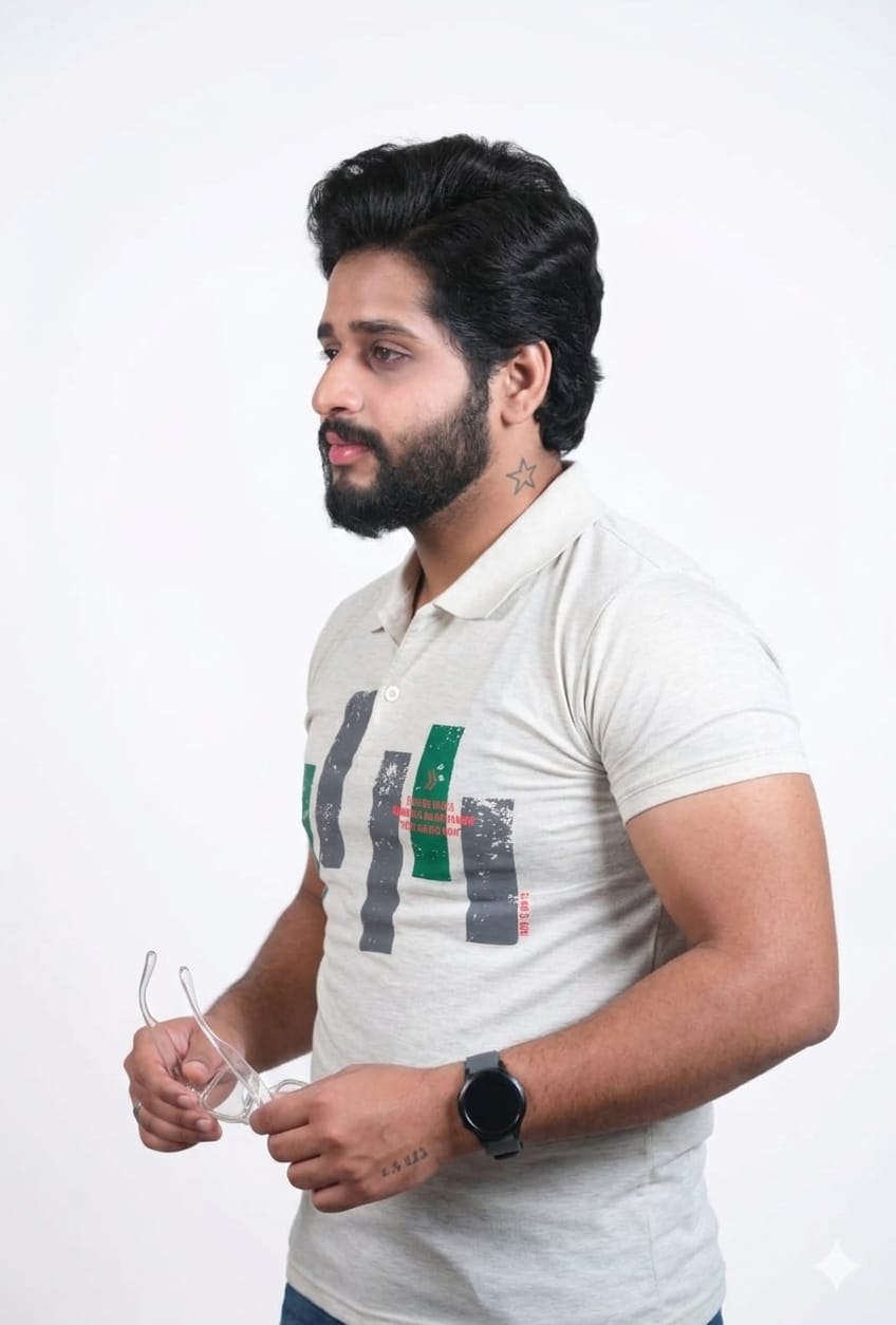polo neck men t- shirt