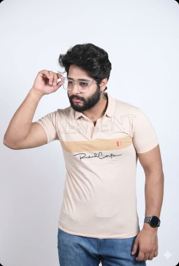 Polo Neck Men T- Shirt