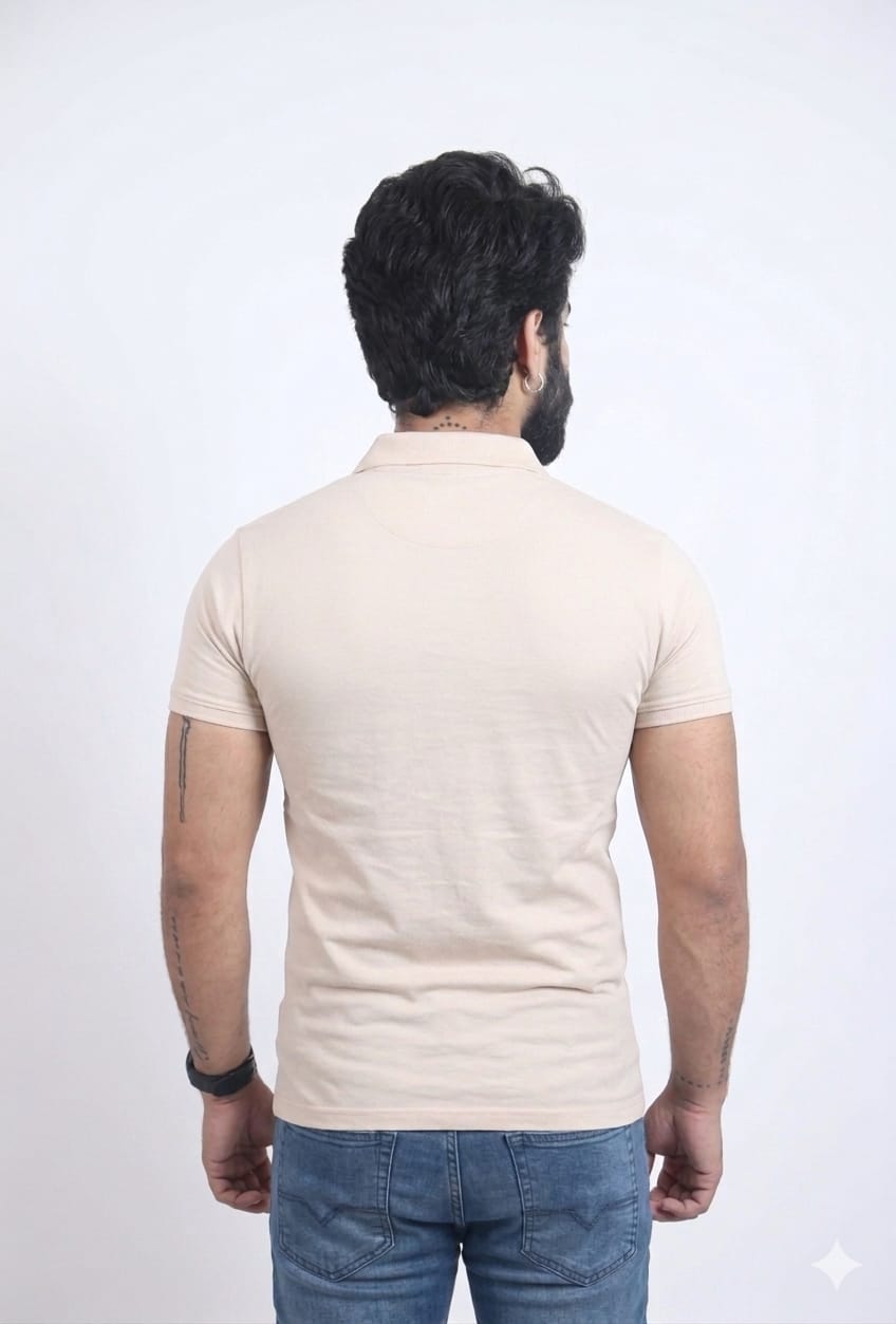 Polo Neck Men T- Shirt