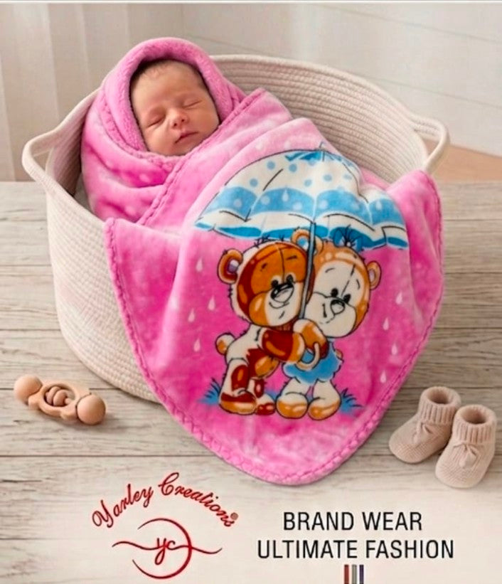 Baby Blanket, Ultra Soft Microfiber, High Quality Mink Polyester