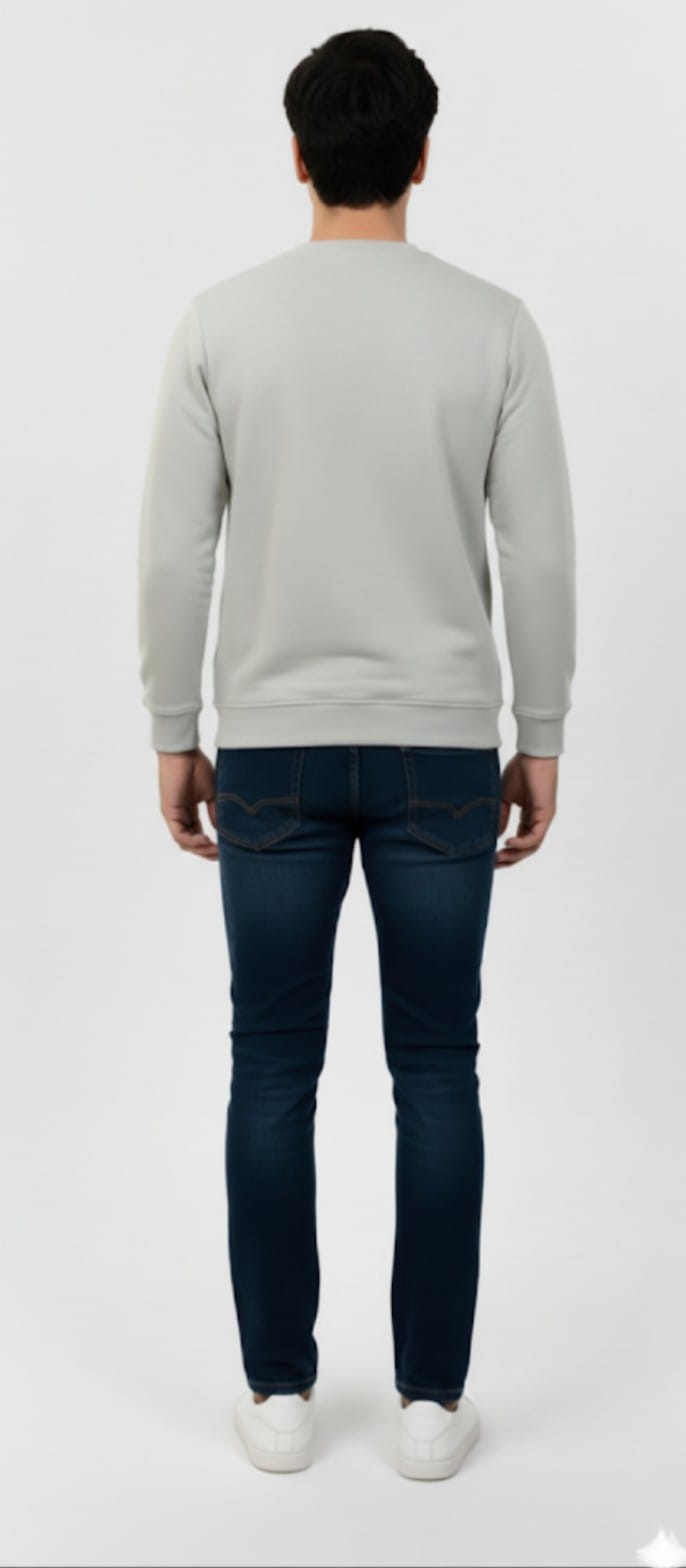 Men round neck sweatshirt