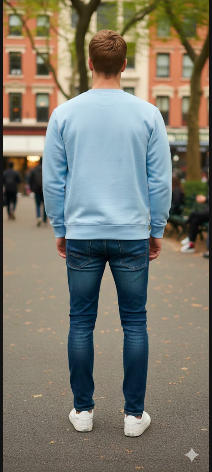 Men round neck sweatshirt