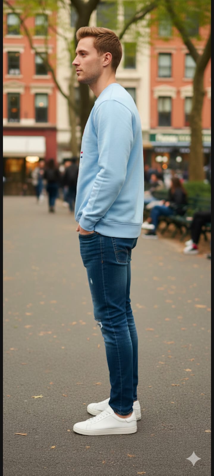 Men round neck sweatshirt