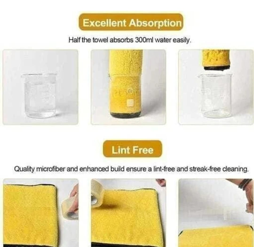 Microfiber Cleaning Cloths 16”× 24”