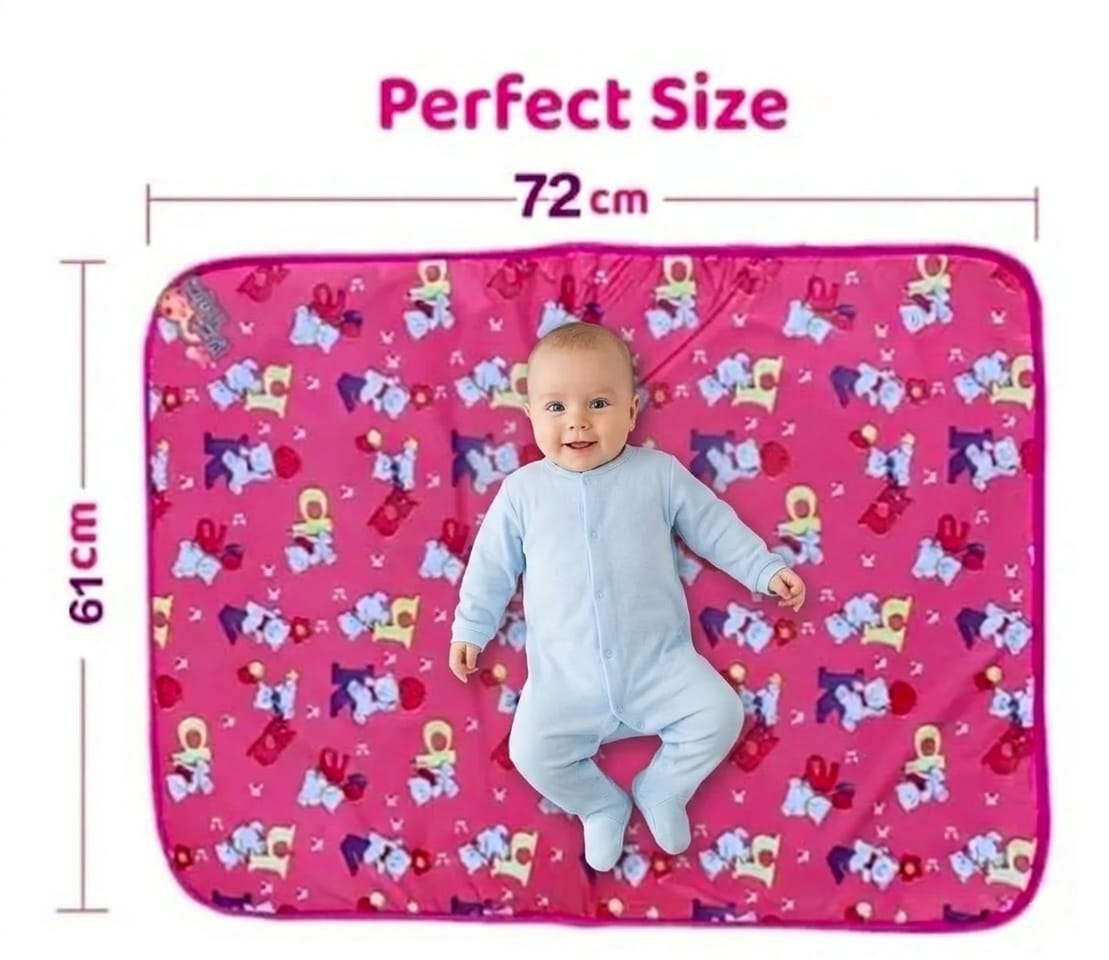 Baby leakproof Bed Pad Washable sheet with hooded cotton towel