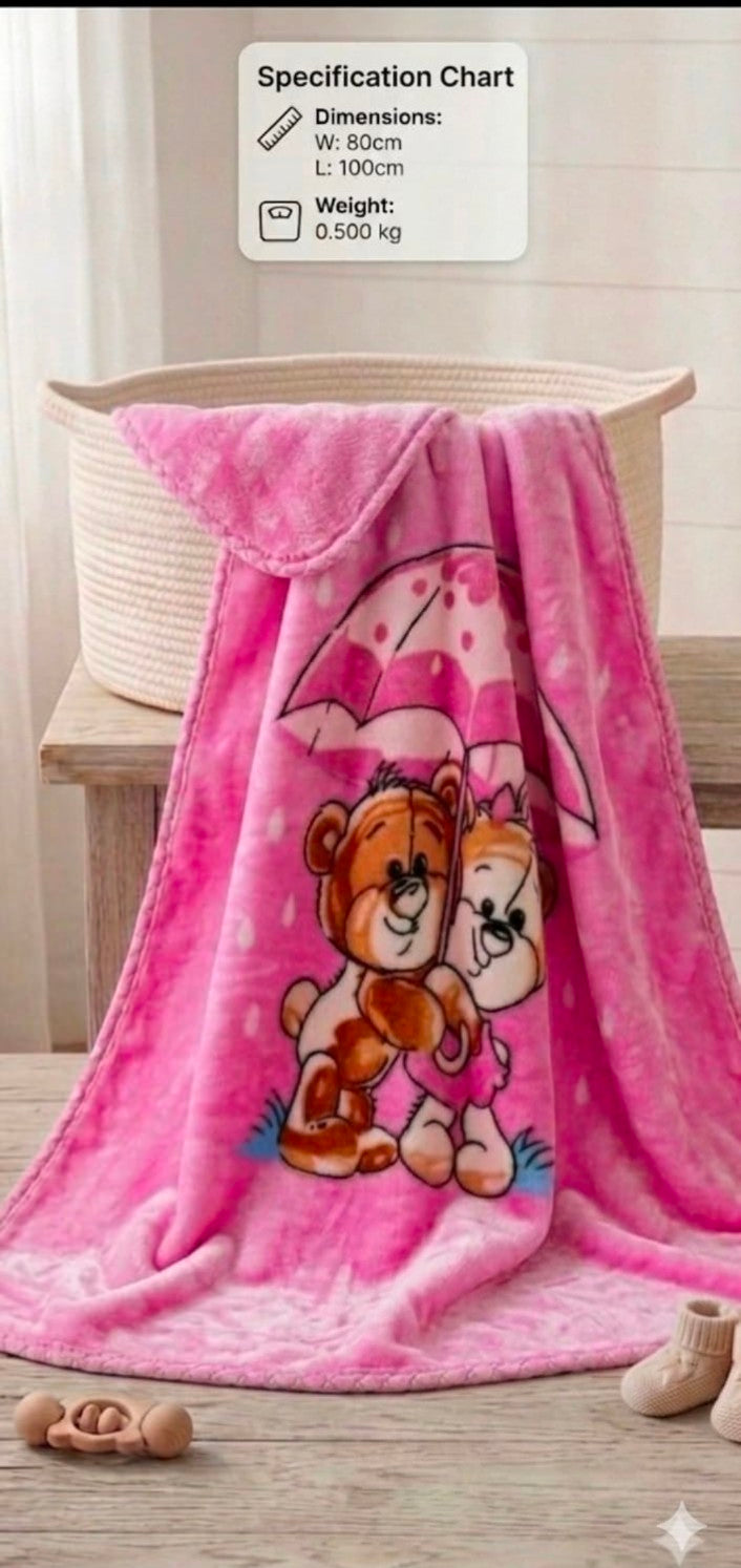 Baby Blanket, Ultra Soft Microfiber, High Quality Mink Polyester