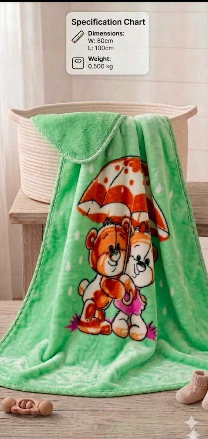 Baby Blanket, Ultra Soft Microfiber, High Quality Mink Polyester