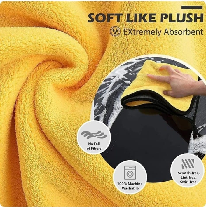 Microfiber Cleaning Cloths 12”× 12”