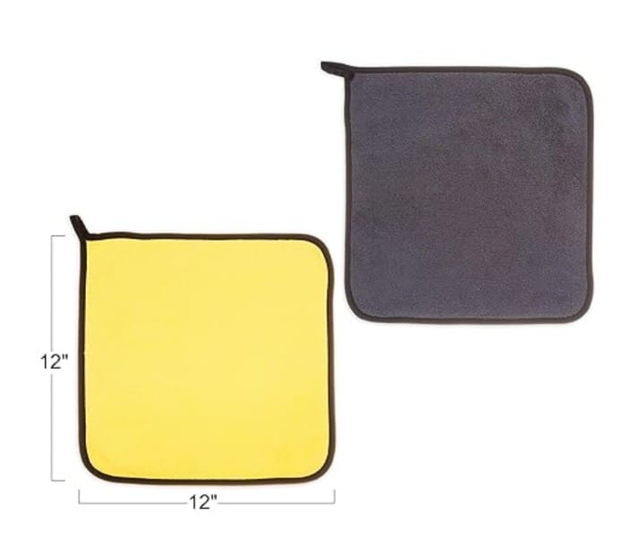 Microfiber Cleaning Cloths 12”× 12”