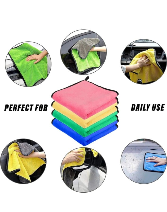 Microfiber Cleaning Cloths 12”× 12”
