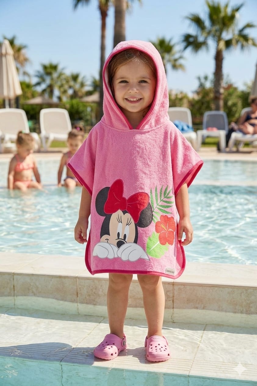 Kids hoodie Bath Ponchu Towel